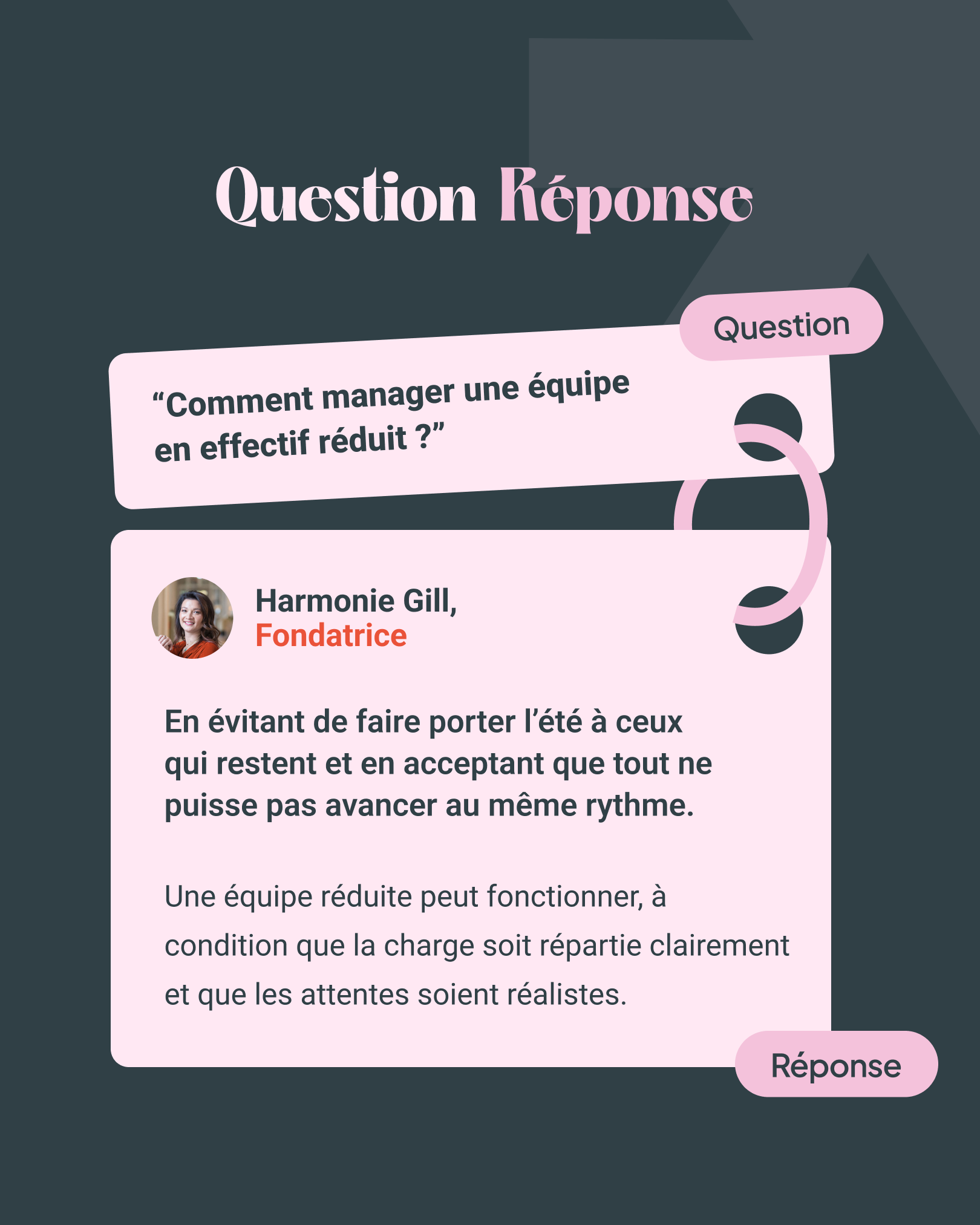 Comment manager une équipe en effectif réduit __1